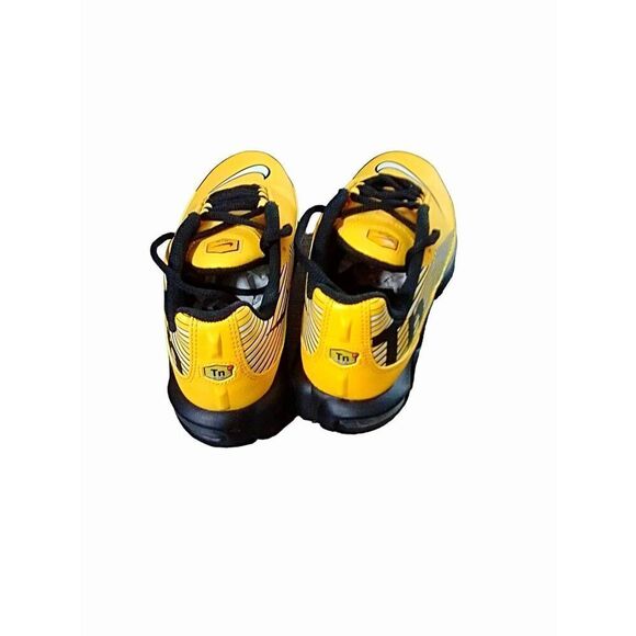 Juniors NIKE AIR MAX PLUS TN SE BG Amarillo Trainers BQ1188 700 Size 6.5Y - Picture 3 of 6